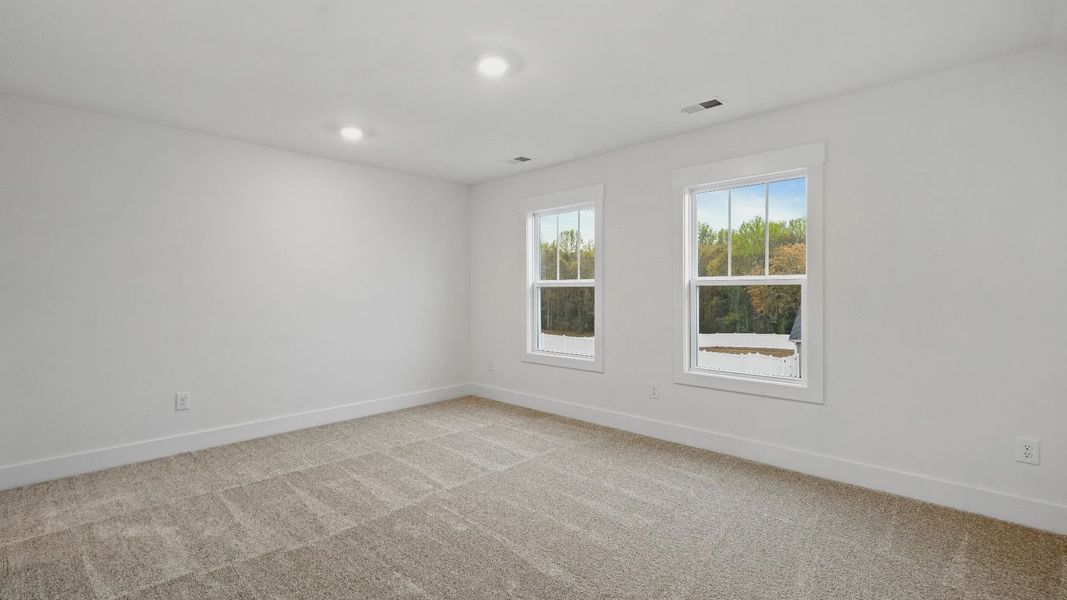 Bonus Room of The Oakleigh Design by DRB Homes