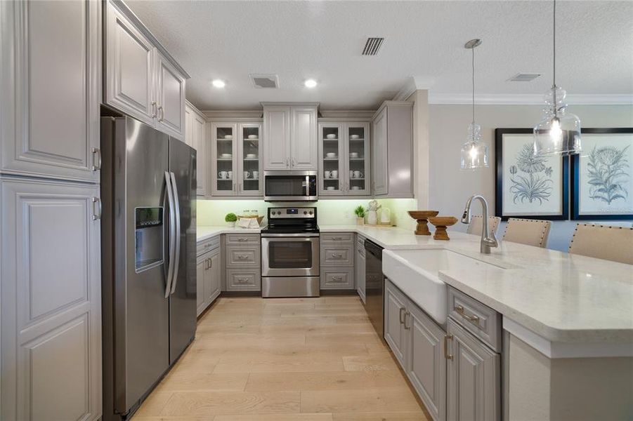 Furnished interior view inside a new home in Gatherings® of Lake Nona, Orlando (Image 4). Furnished interior view inside a new home in Gatherings® of Lake Nona, Orlando (Image 4).