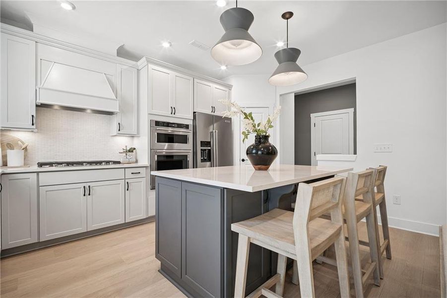 Furnished interior view inside a new home in Creekside at Skelton, Hoschton (Image 7).