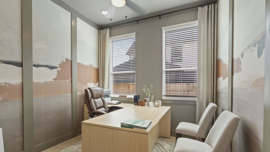 Furnished interior view inside a new home in Elyson 50's, Katy (Image 7).