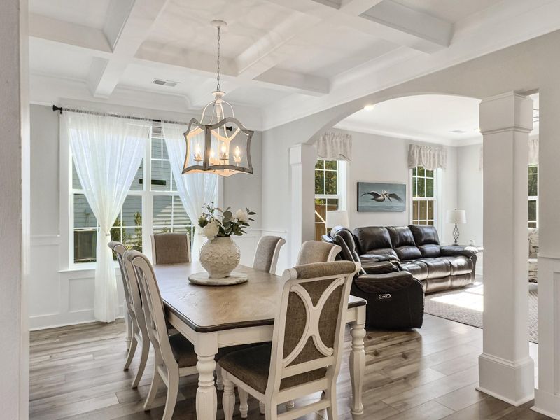 Furnished interior view inside a new home in Hewing Farms, Summerville (Image 61). Furnished interior view inside a new home in Hewing Farms, Summerville (Image 61).