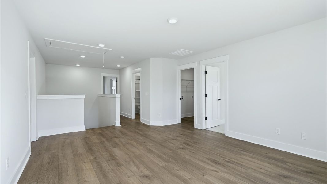 Furnished interior view inside a new home in The Wilds at Cedar Mountain, Asheville (Image 18).