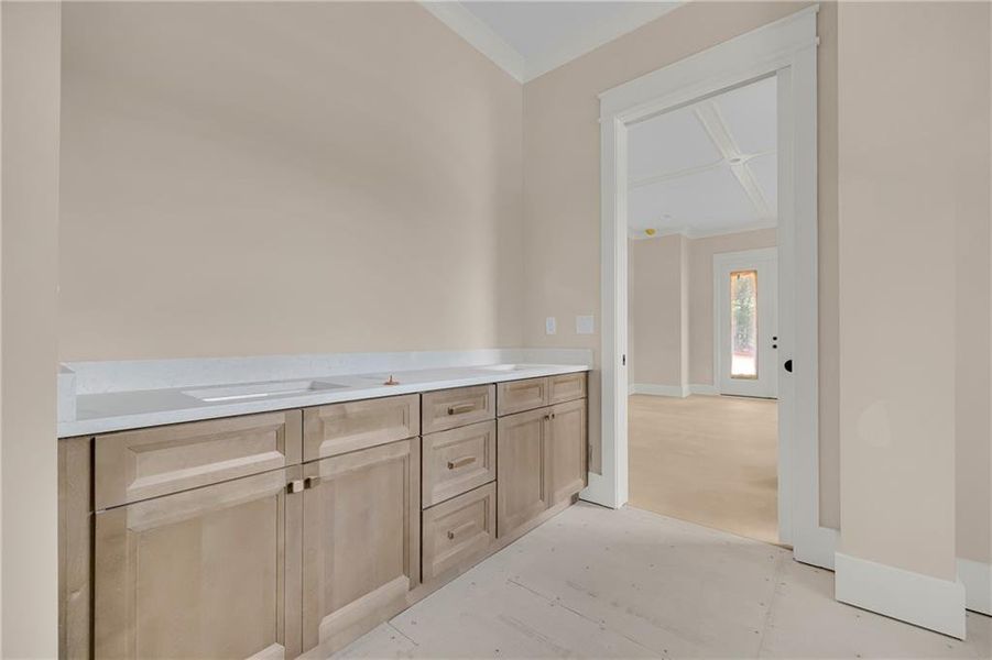 Furnished interior view inside a new home in , Bishop (Image 12).