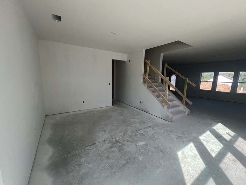 Dining Room Construction Progress