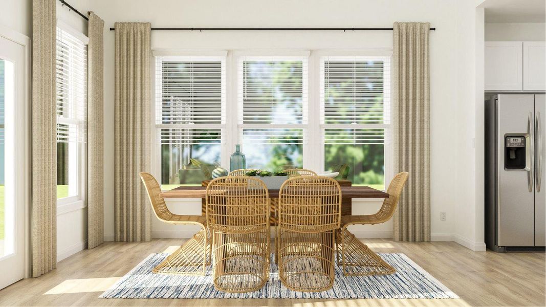 Furnished interior view inside a new home in Lively Ranch: Brookstone Collection, Georgetown (Image 22).