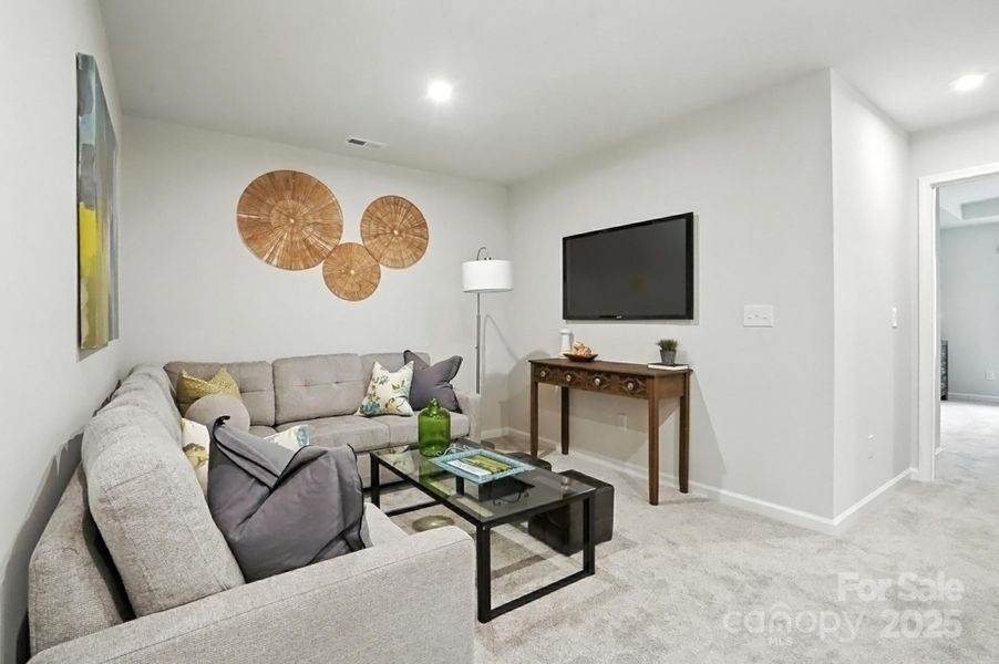 Furnished interior view inside a new home in Bailey Run, Charlotte (Image 18).
