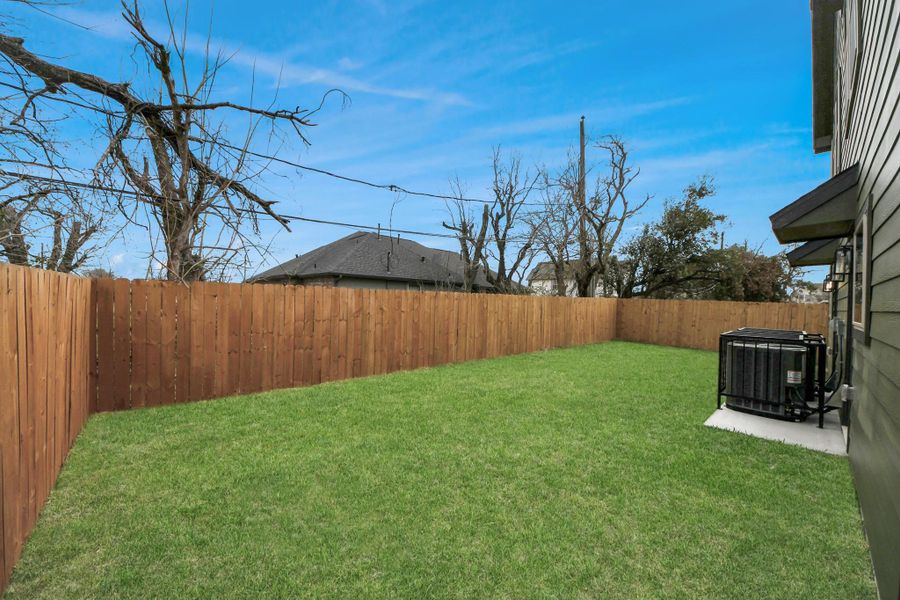 Exterior details and patio area of a home in , Houston (Image 4).