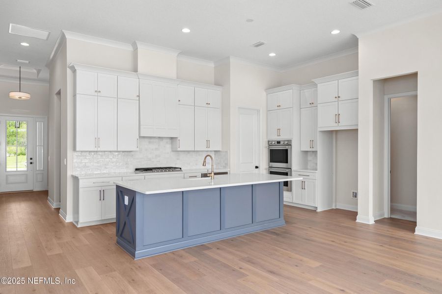 Furnished interior view inside a new home in Silver Landing at SilverLeaf, St. Augustine (Image 8). Furnished interior view inside a new home in Silver Landing at SilverLeaf, St. Augustine (Image 8).