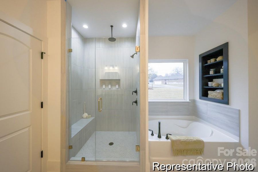 Furnished interior view inside a new home in Huntington Hills, Lincolnton (Image 12).
