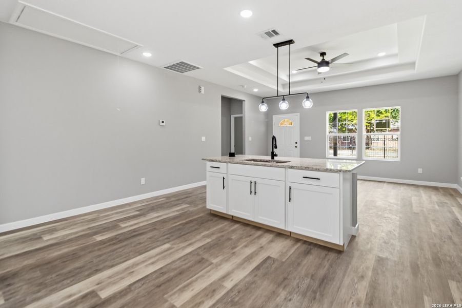 Furnished interior view inside a new home in , San Antonio (Image 9).