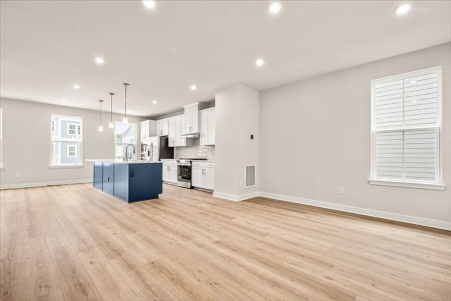 Spacious, unfurnished interior of a new home in Townes at The Station, Apex (Image 15).