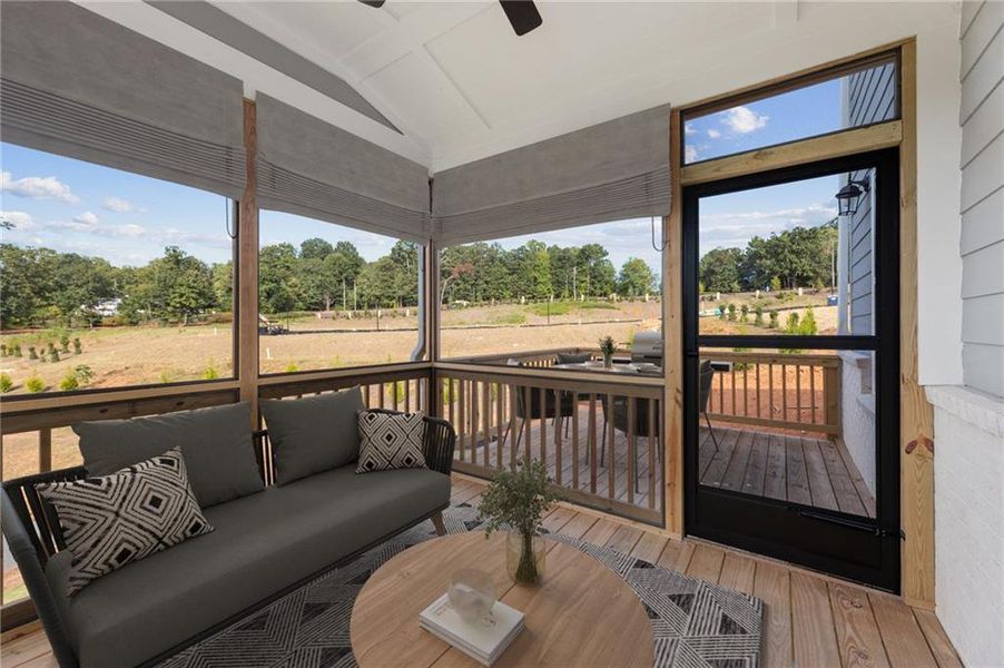 Exterior details and patio area of a home in Melody Lakeside Estates, Buford (Image 4).