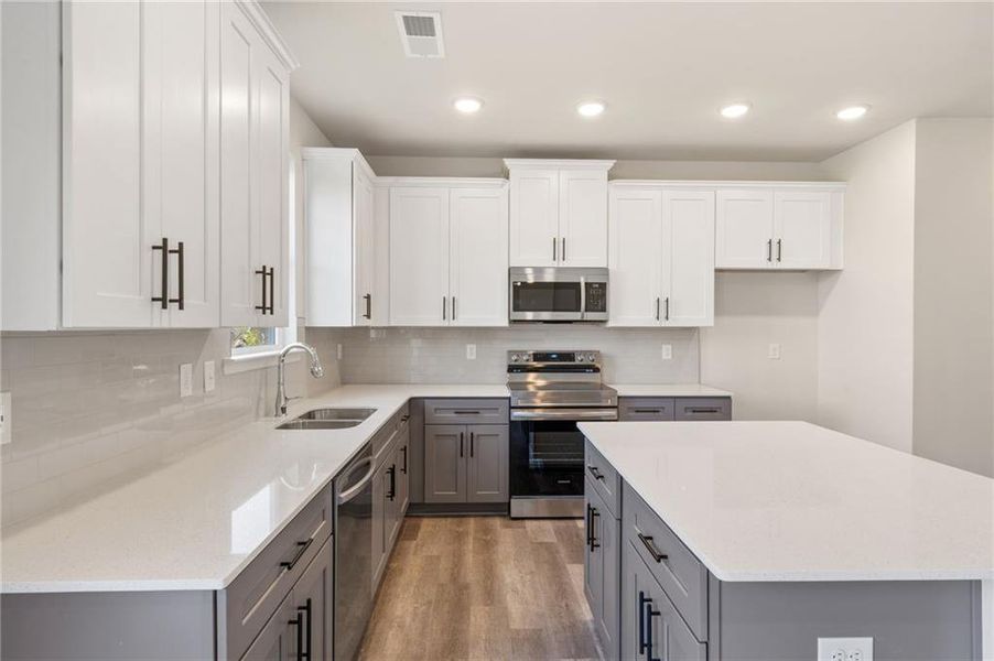 Furnished interior view inside a new home in The Brooke at Rivertown, South Fulton (Image 16).