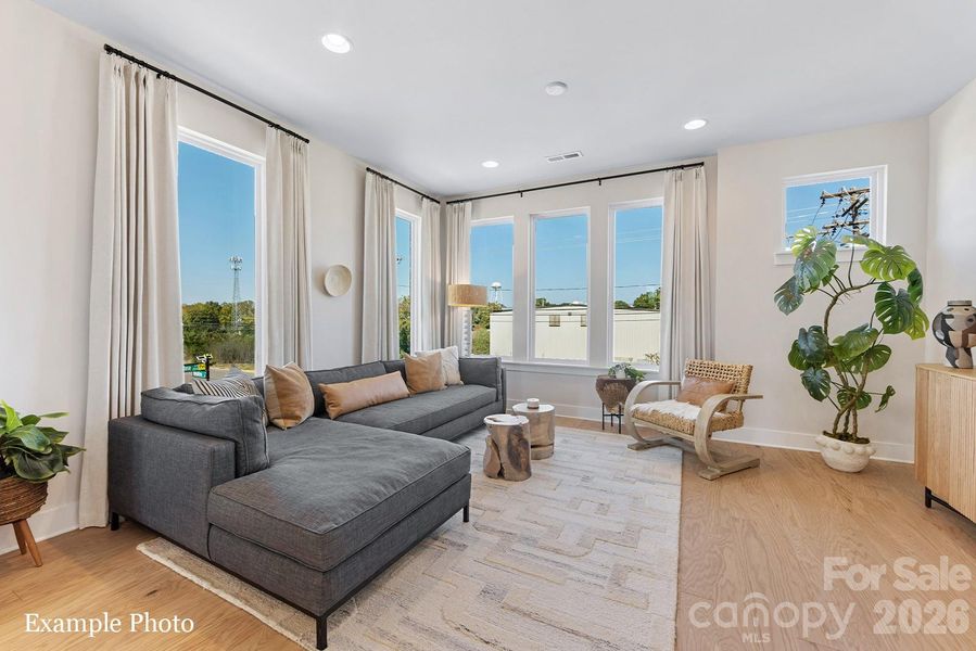 Furnished interior view inside a new home in , Charlotte (Image 15).