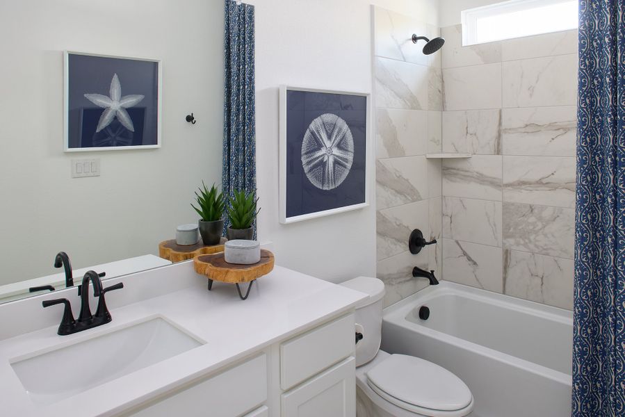 Furnished interior view inside a new home in Edgewater, Royse City (Image 30).