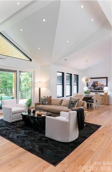 Furnished interior view inside a new home in , Weaverville (Image 13).
