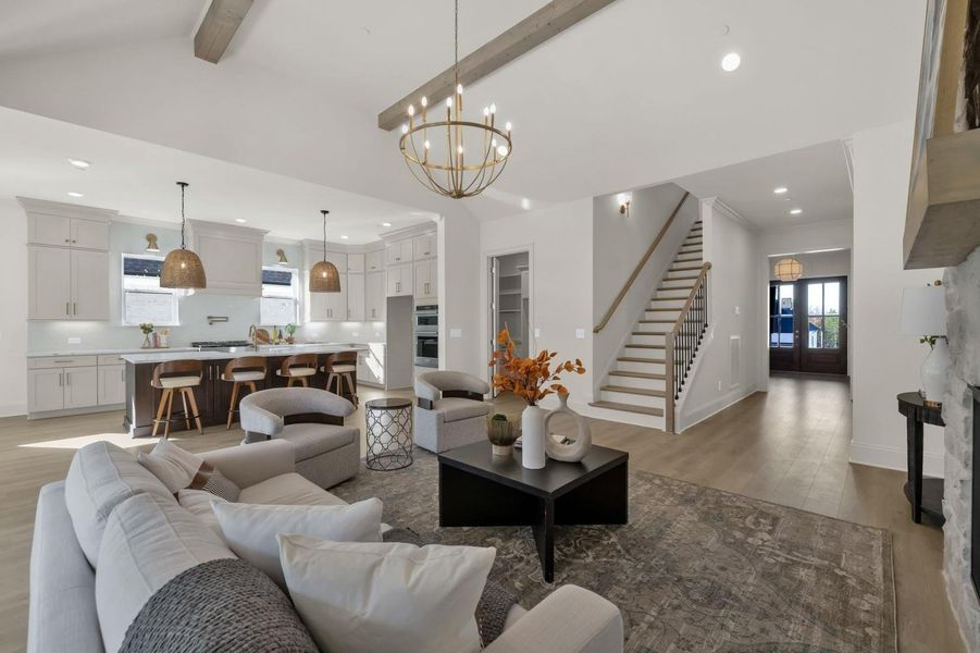 Furnished interior view inside a new home in Annecy, Nolensville (Image 28).
