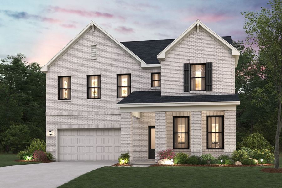 Front exterior of a home in the Oak Grove Glen community, located in Snellville, GA (Image 12).