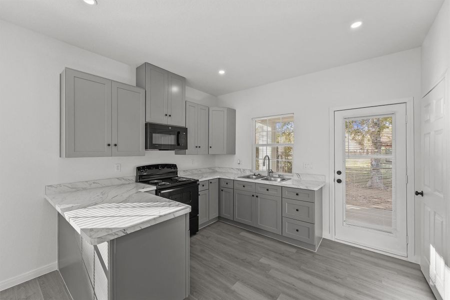 Furnished interior view inside a new home in , Texas City (Image 7). Furnished interior view inside a new home in , Texas City (Image 7).