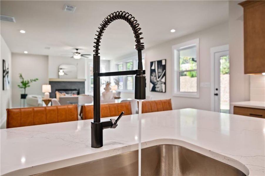 Close-up of interior finishes inside a home in The Paddocks at Doc Hughes, Buford (Image 23).