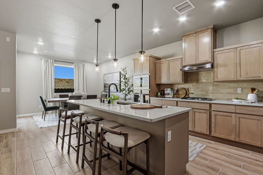 Representative furnished interior of a home built from the Franklin by View Homes in Enchanted Hills, El Paso (Image 10).