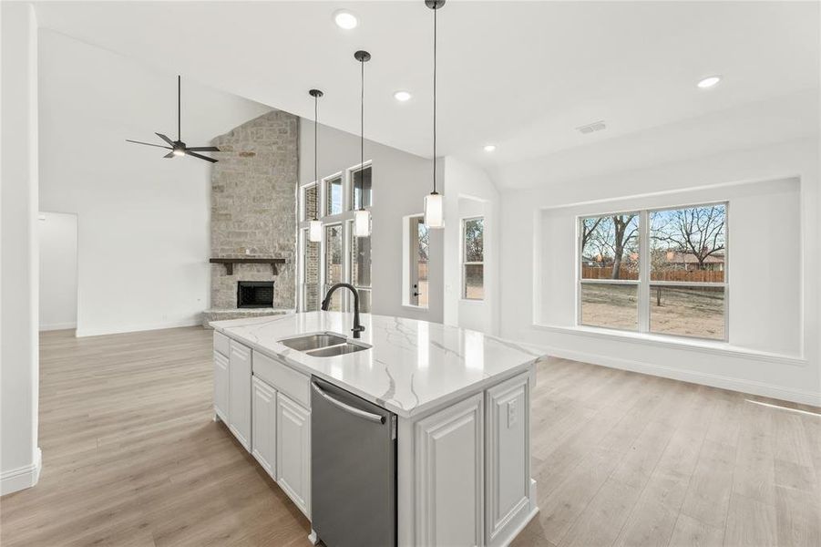 Furnished interior view inside a new home in Crystal Lake Estates, Red Oak (Image 11).