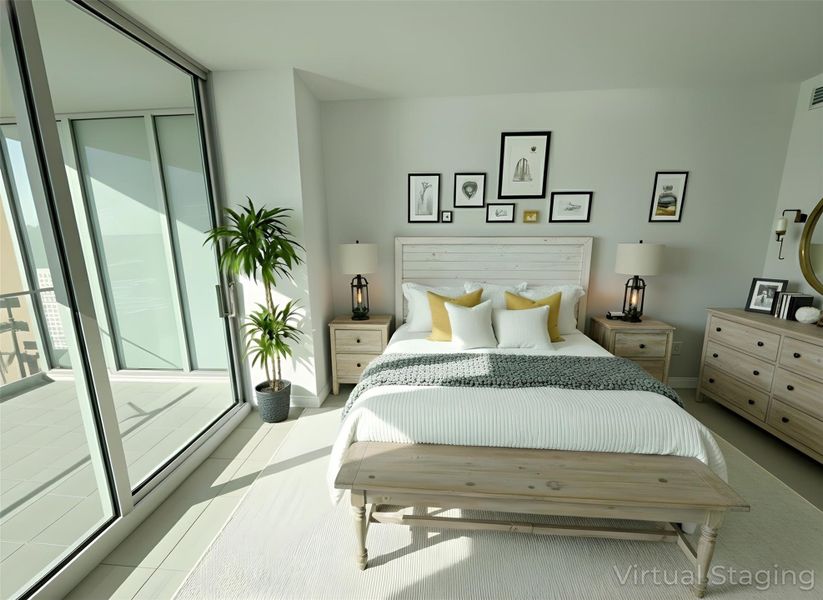 Furnished interior view inside a new home in , Fort Lauderdale (Image 11).