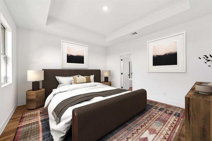 Furnished interior view inside a new home in Heritage Ranch, Sherman (Image 12). Furnished interior view inside a new home in Heritage Ranch, Sherman (Image 12).