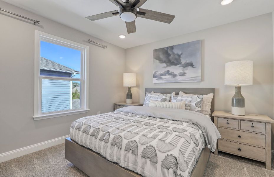 Guests will enjoy a bright and spacious bedroom