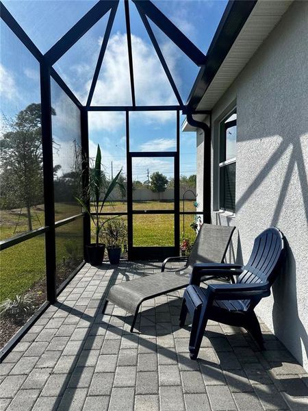 Exterior details and patio area of a home in , Englewood (Image 3).