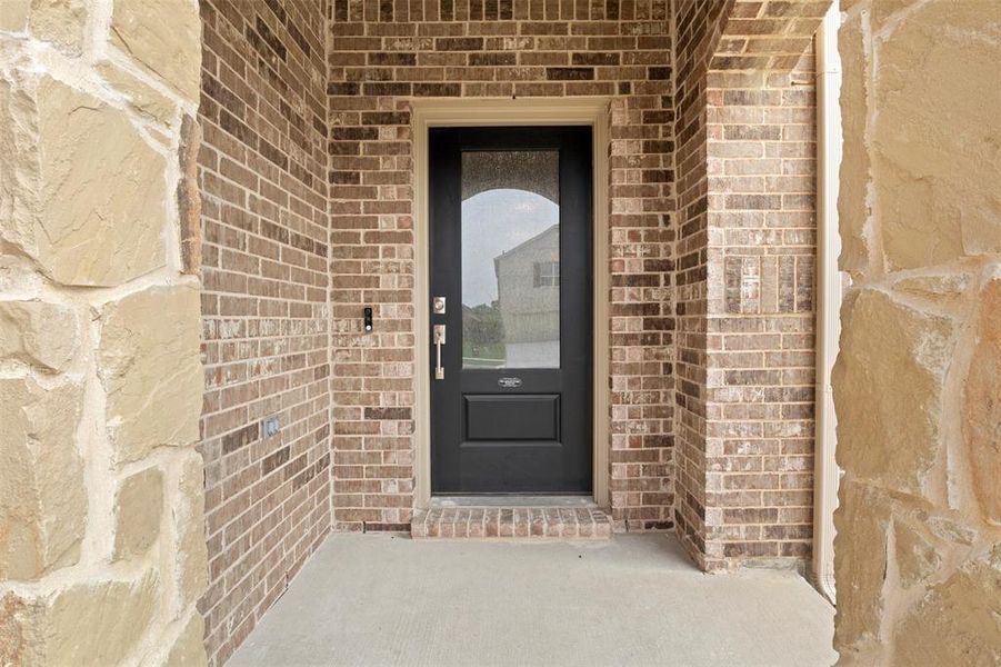 Exterior details and patio area of a home in Shaded Tree, McKinney (Image 26). Exterior details and patio area of a home in Shaded Tree, McKinney (Image 26).