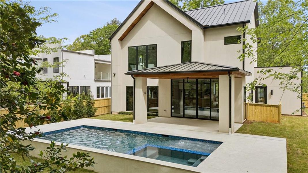 Exterior details and patio area of a home in , Brookhaven (Image 38).