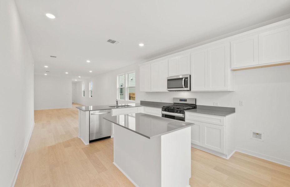 Furnished interior view inside a new home in Larson Crossing, Elgin (Image 11).
