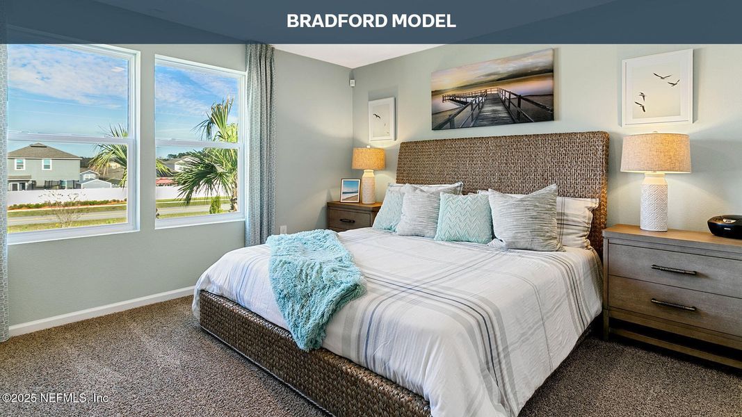 Furnished interior view inside a new home in Liberty Cove, Yulee (Image 11). Furnished interior view inside a new home in Liberty Cove, Yulee (Image 11).