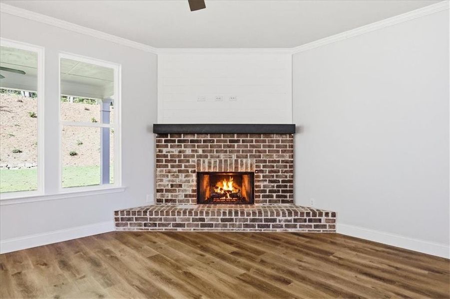 Furnished interior view inside a new home in Bradley Gin, Monroe (Image 5).