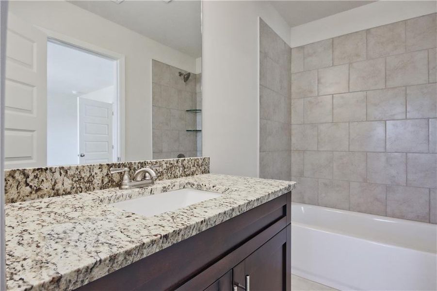 Close-up of interior finishes inside a home in Towns at Enclave, Lawrenceville (Image 10).