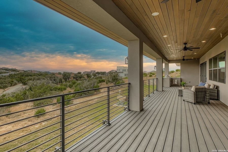 Exterior details and patio area of a home in , San Antonio (Image 26).