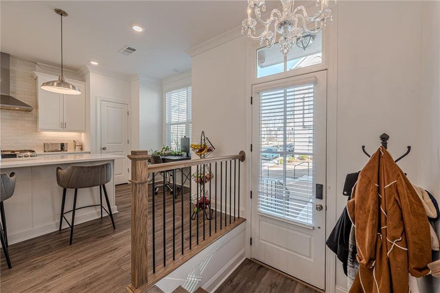 Furnished interior view inside a new home in , Suwanee (Image 5).