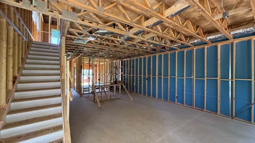 Foyer & Family Room Construction Progress