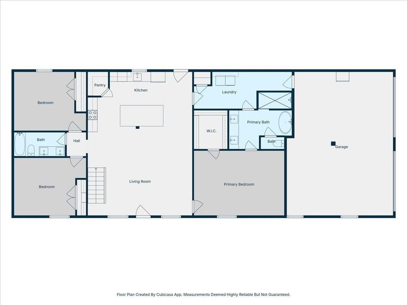 2D floor plan layout of this home in , Huntington, TX (Image 4).