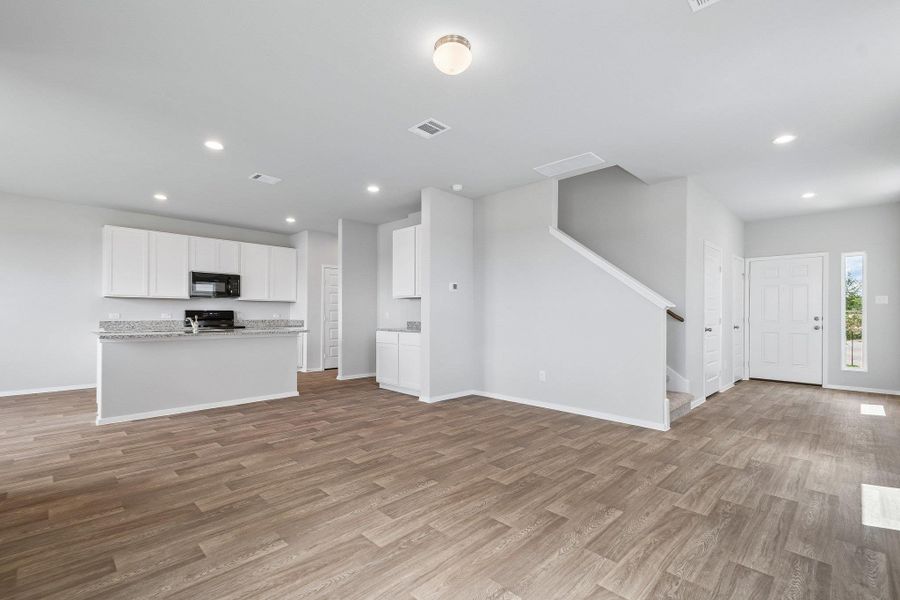 Spacious, unfurnished interior of a new home in Cascade, Liberty Hill (Image 26). Spacious, unfurnished interior of a new home in Cascade, Liberty Hill (Image 26).