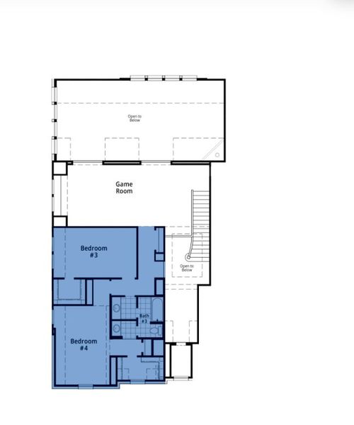 2D floor plan layout for the 224 by Highland Homes in Walsh, Aledo, TX (Image 6). 2D floor plan layout for the 224 by Highland Homes in Walsh, Aledo, TX (Image 6).