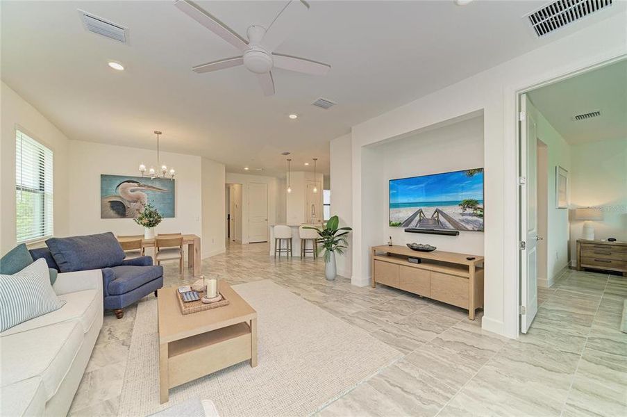 Furnished interior view inside a new home in , Lakewood Ranch (Image 15). Furnished interior view inside a new home in , Lakewood Ranch (Image 15).