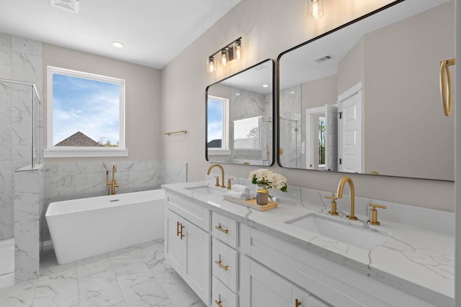 Furnished interior view inside a new home in , Houston (Image 7).