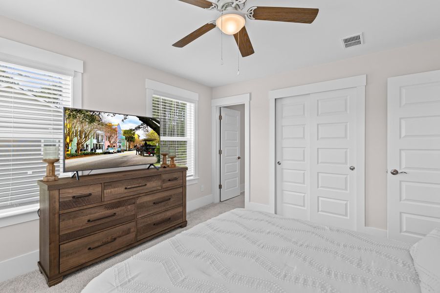 Furnished interior view inside a new home in , Johns Island (Image 9).