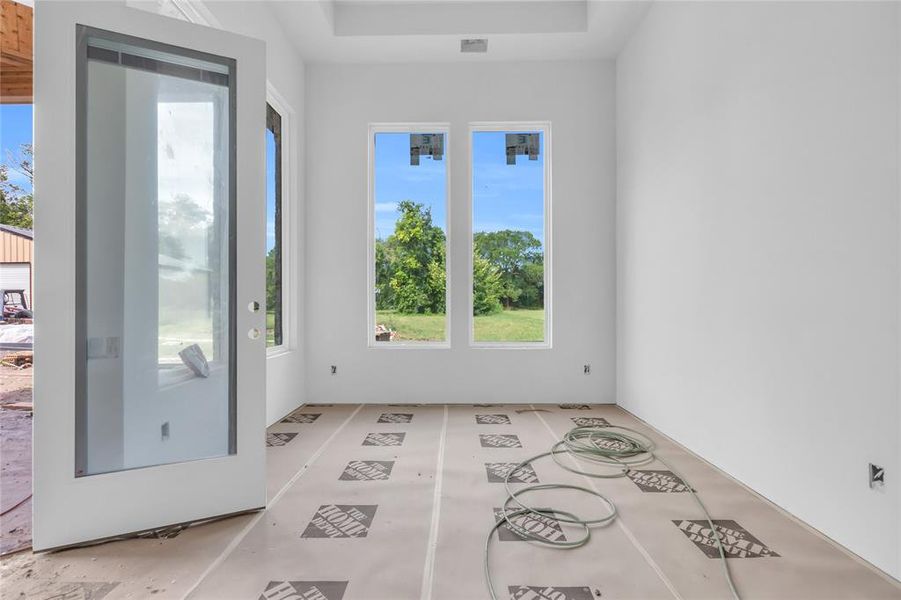 View of doorway to outside View of doorway to outside