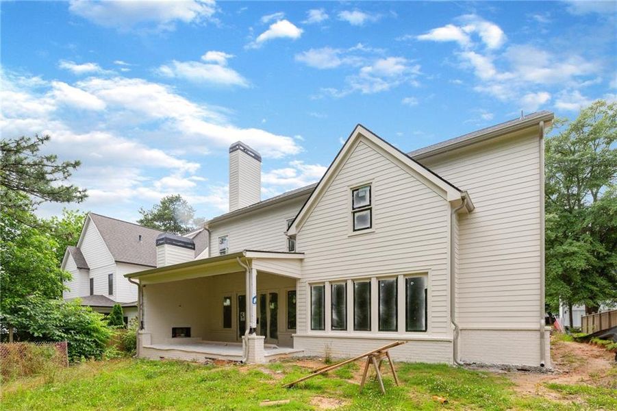 Exterior details and patio area of a home in , Atlanta (Image 3).