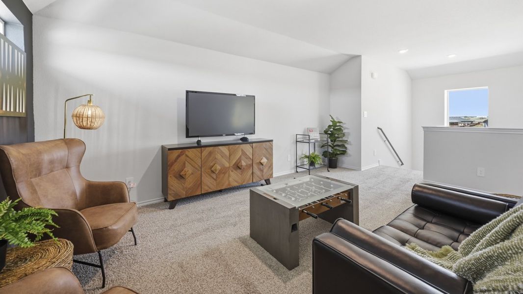 Furnished interior view inside a new home in Saddlebrook, Waxahachie (Image 23).