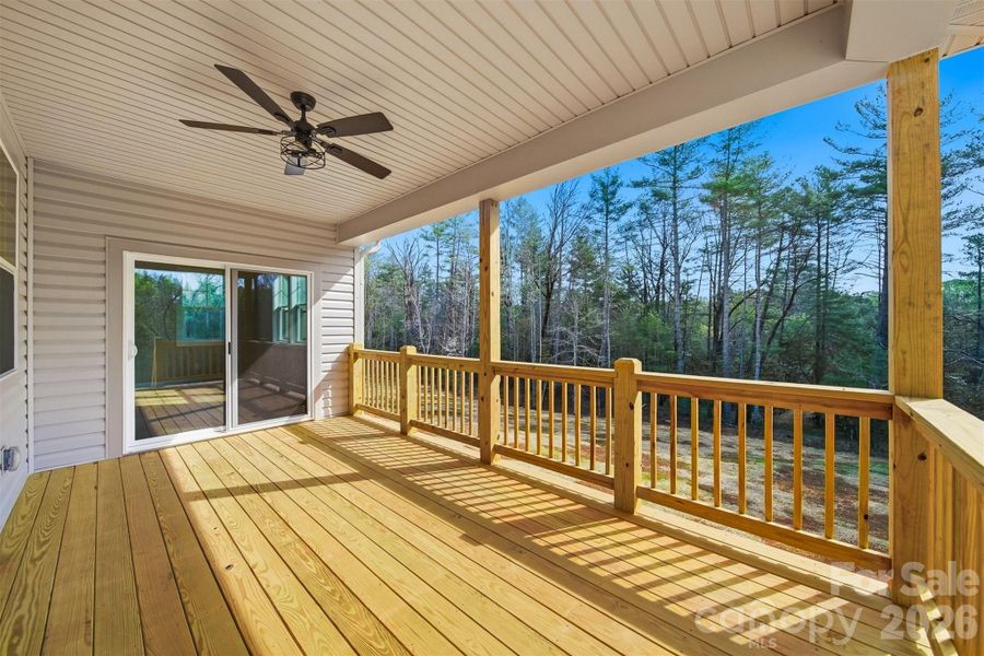 Exterior details and patio area of a home in , Morganton (Image 30).