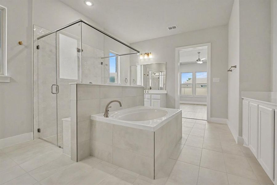 Furnished interior view inside a new home in , McKinney (Image 18).
